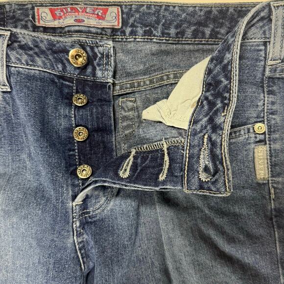 Vintage 90s Silver Jeans Co Mid Rise Flare Button Fly Denim Women’s 30x32 - Picture 5 of 10